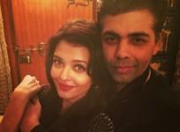 Karan Johar and Aishwarya Rai Bachchan