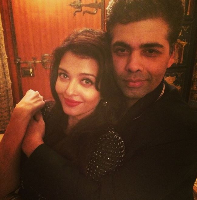 Karan Johar and Aishwarya Rai Bachchan