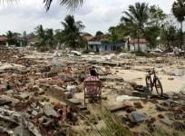 Waves of Tsunami 2004 destroyed countries and killed many people