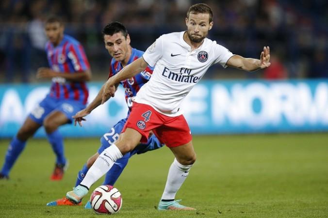 PSG midfielder Yohan Cabaye could make a move away in the January transfer window Yohan Cabaye PSG Julien Feret Caen