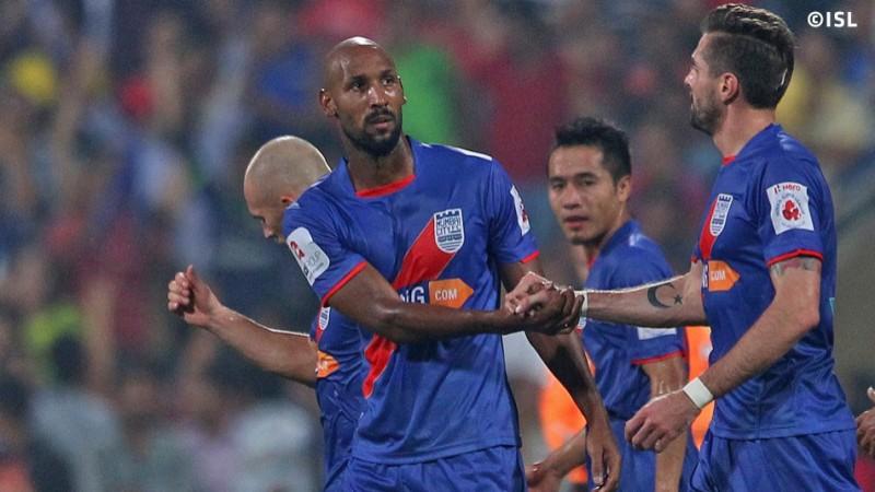 Nicolas Anelka in action with Mumbai City FC in the first edition of the ISL Nicolas Anelka
