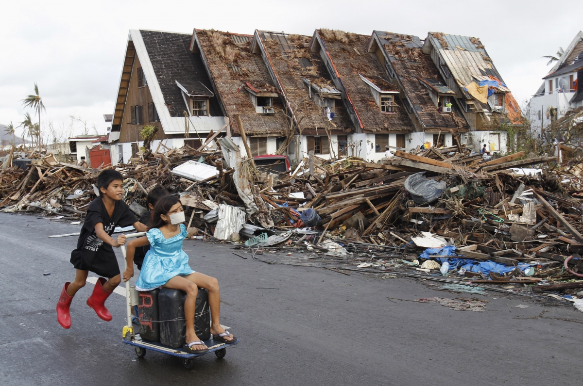 Super Typhoon Haiyan battered Tacloban city in central Philippines