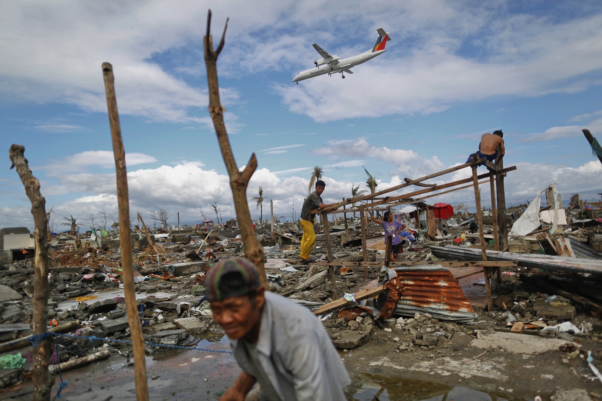 Super Typhoon Haiyan battered Tacloban city in central Philippines