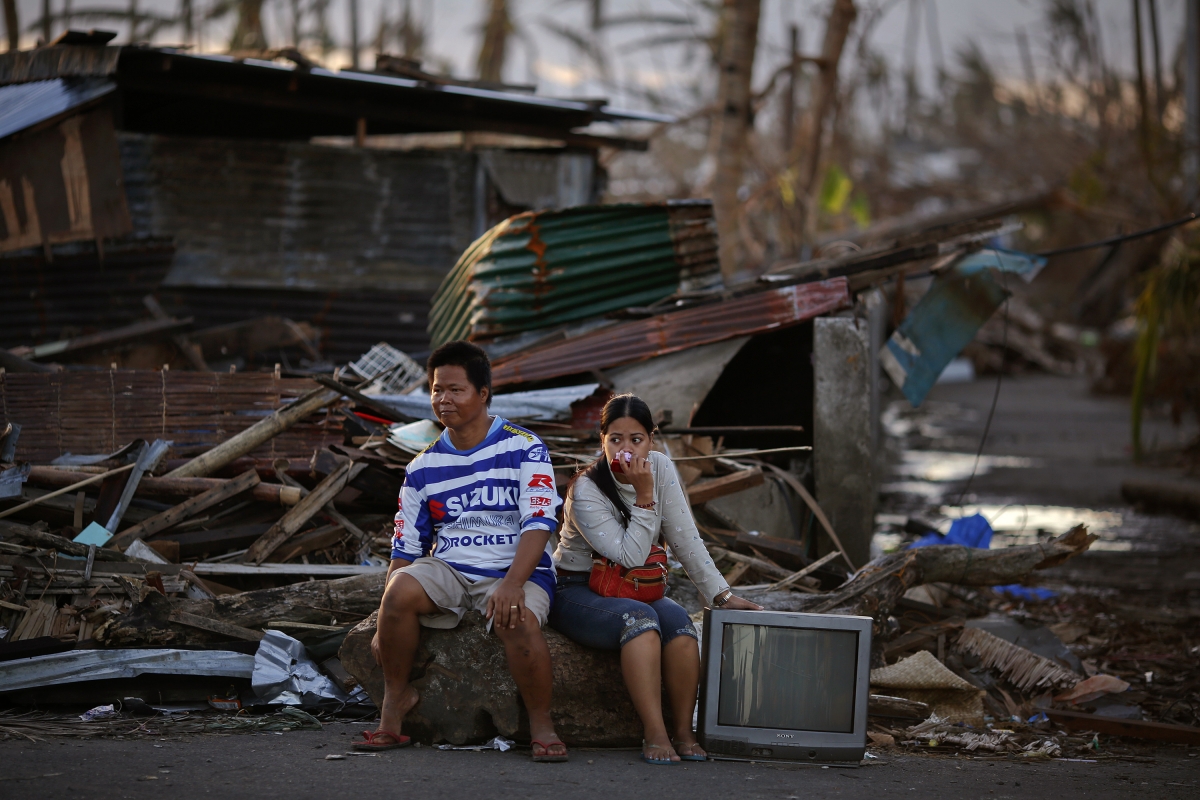 Super Typhoon Haiyan battered Tacloban city in central Philippines