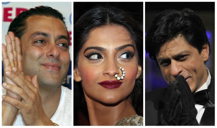 Salman Khan, Sonam Kapoor, Shah Rukh Khan