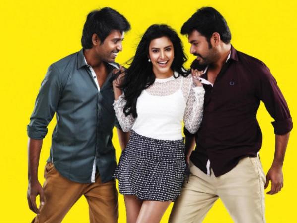 Here is a poster from 'Oru Oorla Rendu Raja'. 'Oru Oorla Rendu Raja'