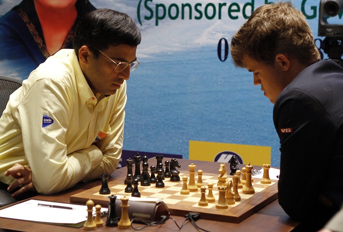 Viswanathan Anand defeats world champion Magnus Carlsen again