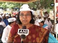 aap-protest-in-chennai-for-release-of-fishermen