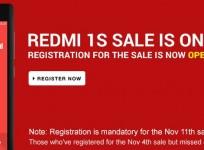 Xiaomi Redmi 1S Flipkart Flash Sale to Kick-off on 11 November