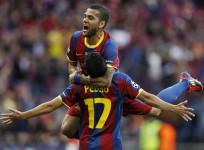 Dani Alves Pedro Rodriguez Barcelona