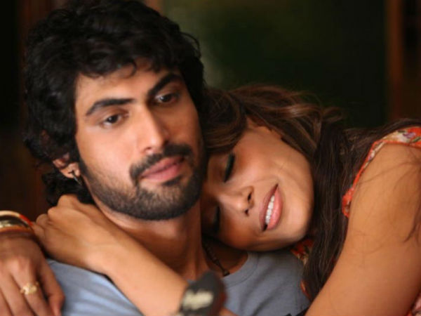 A movie still of Rana Daggubatu and Bipasha Basu from Rana Daggubati with Bipasha Basu