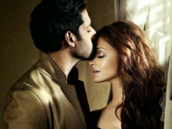 A picture from Abhishek Bachchan-Aishwarya Rai's Vogue Photoshoot. Abhishek Bachchan-Aishwarya Rai