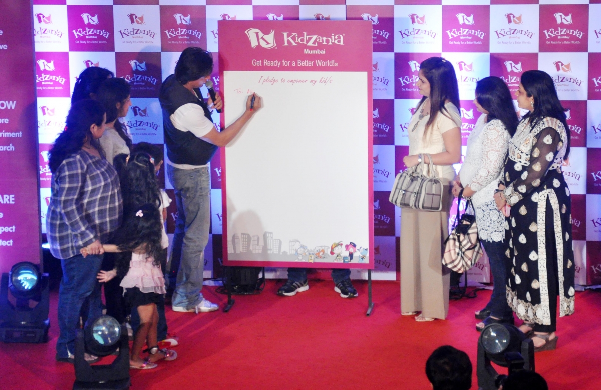 Shah Rukh Khan celebrates Children's Day at KidZania in Mumbai