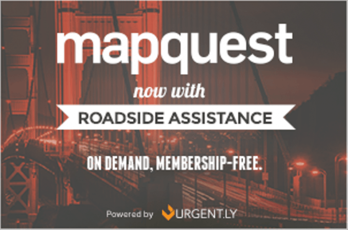 MapQuest Updates iOS App To Offer Membership-Free Road-Side Assistance Via Urgent.ly
