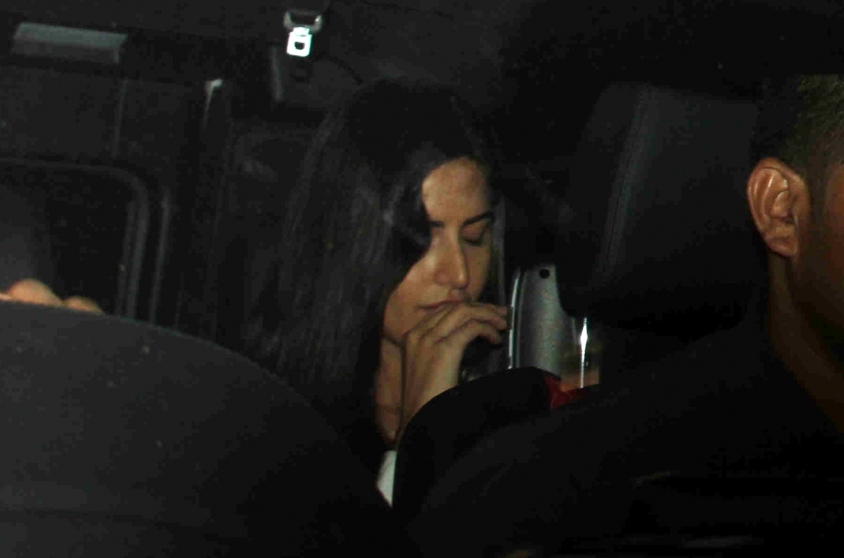 Katrina Kaif visites Ravi Chopra's house Ravi Chopra Passes Away; Ranbir Kapoor, Katrina, Arjun Kapoor and Other Celebs visits his House