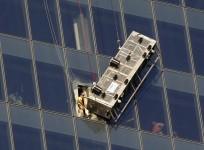 In a dramatic World Trade Center Rescue, two window washers dangling nearly 70 stories above ground were saved by firefighters.