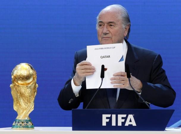 FIFA President Sepp Blatter announces Qatar as the host nation for the FIFA World Cup 2022, in Zurich December 2010. Qatar, World Cup 2022