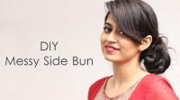 diy-messy-side-bun