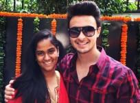 Arpita Khan with Aayush Sharma