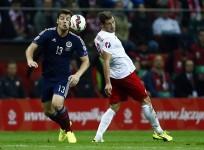 Chris Martin Scotland Grzegorz Krychowiak Poland