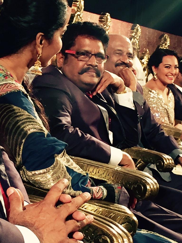 Anushka, KS Ravikumar, Rajinikanth & Sonakshi Sinha