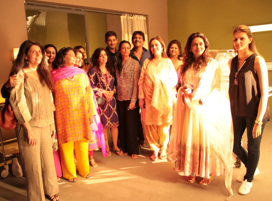 Juhi Chawla, Nita Ambani, Mahesh Babu, Namrata Tour Nagarjuna's Annapurna Studios