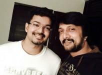 Vijay with Sudeep