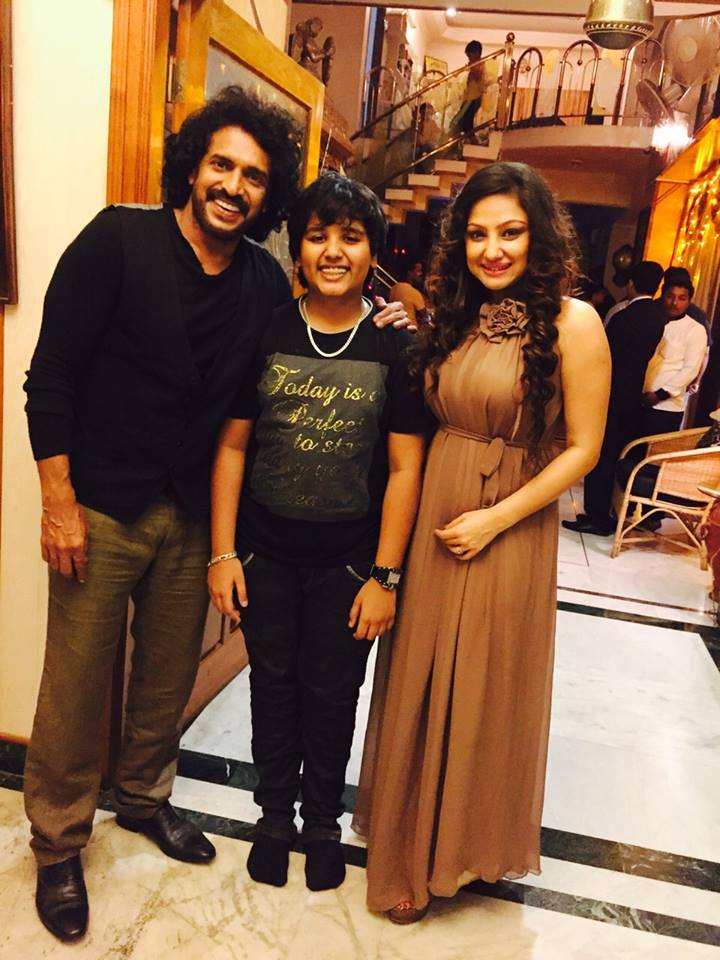 Upendra, Snehith and Priyanka. Upendra, Snehith & Priyanka