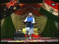 Providing better facilities to investors for 'Make in India' programme: PM at Sydney Allphones Arena