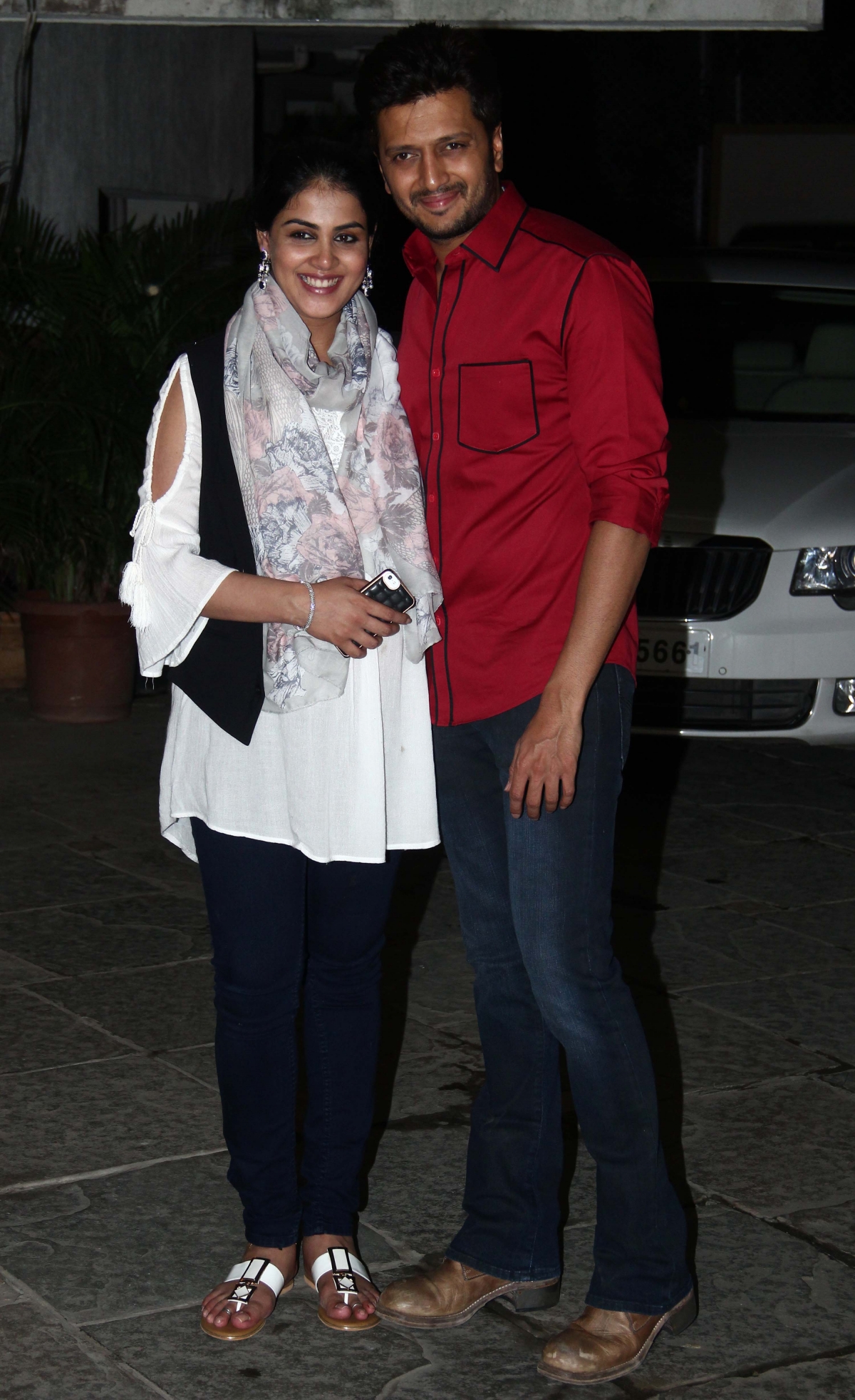 Riteish Deshmukh and wife