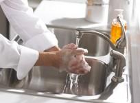 washing hands