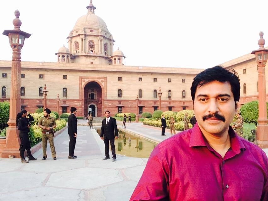 Rahman at Rashtrapathi Bhavan at the location of How Old Are You?