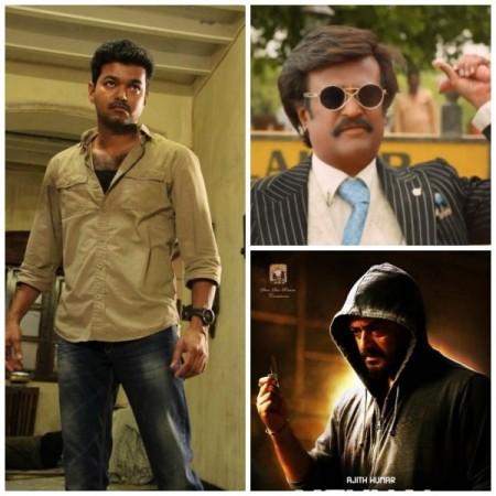 Vijay, Rajinikanth and Ajith. Can Vijay's