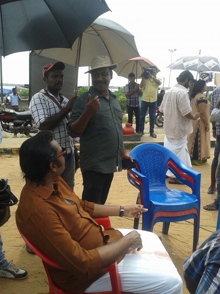 Manoj K Jayan at the location of Mariyam Mukku