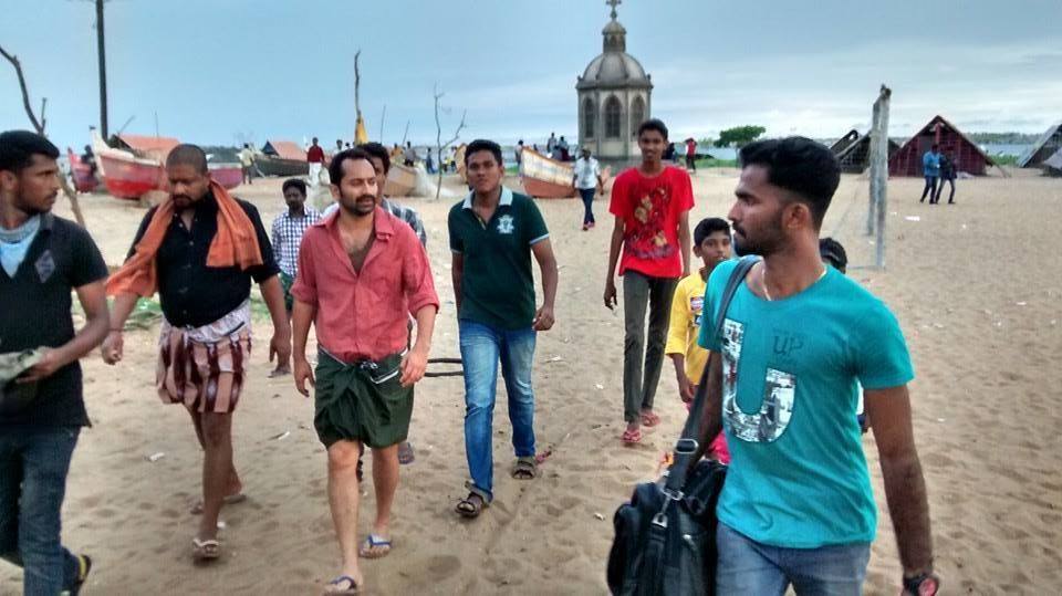 Fahadh Faasil at the location of Fahadh Faasil