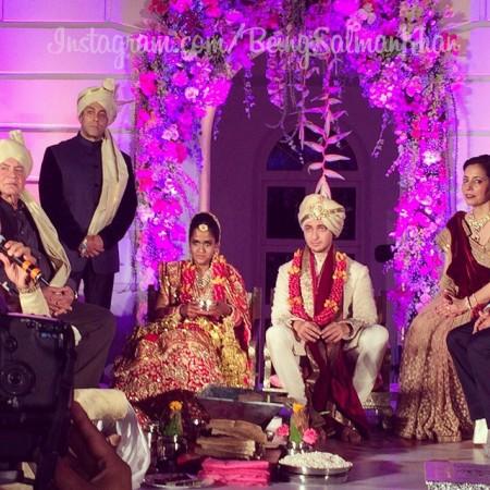 Arpita Khan with Aayush Sharma