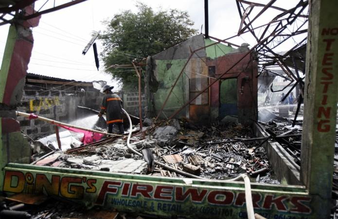 Firecracker explosion