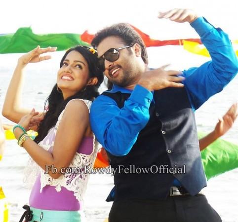 Nara Rohit and Vishakha Singh in 'Rowdy Fellow'. Rowdy Fellow Movie Review by Viewers: Live Update