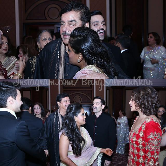 Shatrughan Sinha at Arpita Khan's Wedding Reception