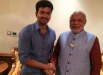Vijay with Narendra Modi