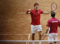 Roger Federer Stanislas Wawrinka Switzerland Davis Cup Final