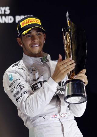 Hamilton took only a fifth of a second to react to the final go light at the Abu Dhabi GP as the Brit flew off the starting line to pass Rosberg well before Turn 1. Lewis Hamilton