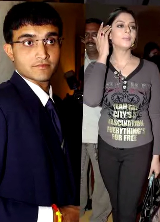 Nagma and Sourav Ganguly Anushka – Virat, Deepika – Dhoni, Sushmita – Wasim Akram and Other Bollywood Actresses and Cricketers Link – Ups
