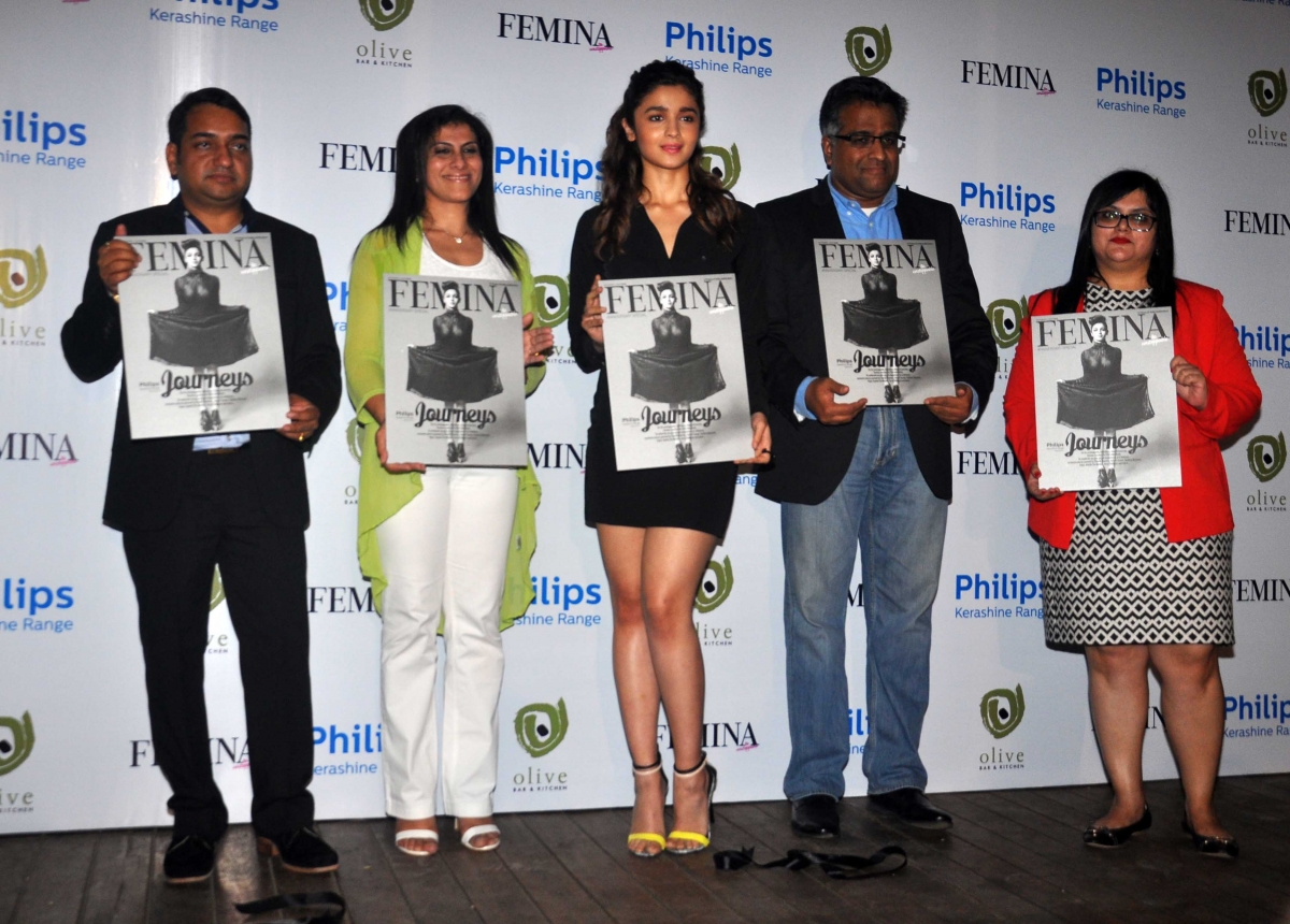 Alia Bhatt launches Femina Magazine's 55th anniversary issue