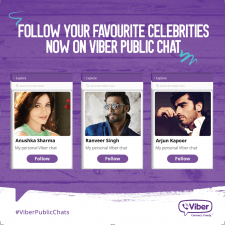 Viber introducing a feature for interacting with celebrities Viber introducing a feature for interacting with celebrities