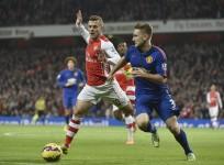 Jack Wilshere Arsenal Luke Shaw Manchester United