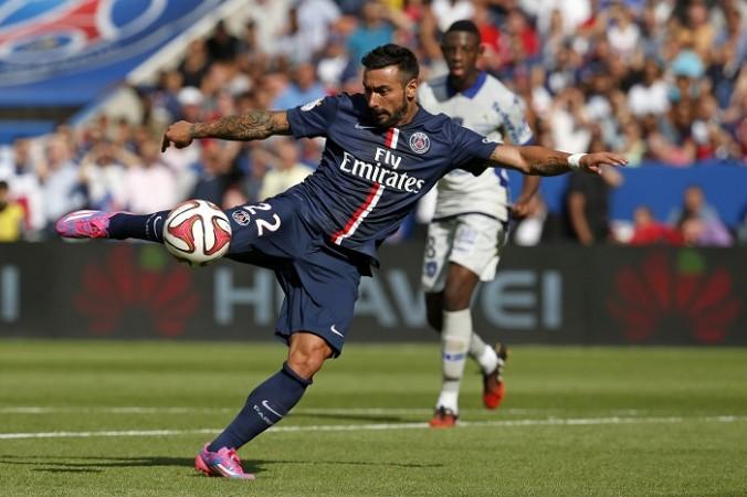 PSG are ready to send Ezequiel Lavezzi to Manchester United in order to complete a move for Angel Di Maria PSG Ezequiel Lavezzi