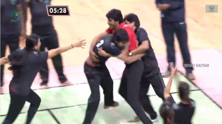 Manchu Vishnu's Black Tigers Earned 2 points over Red Panthers.