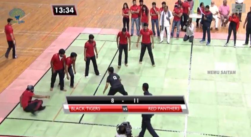 Manoj's team Red Panthers are nearing victory.