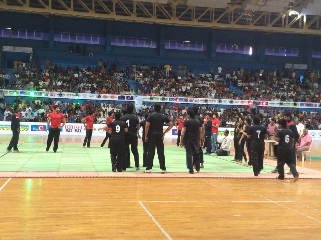 Black Tigers at Kabaddi with stars